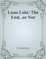 Luna Lola The End...or Not.epub